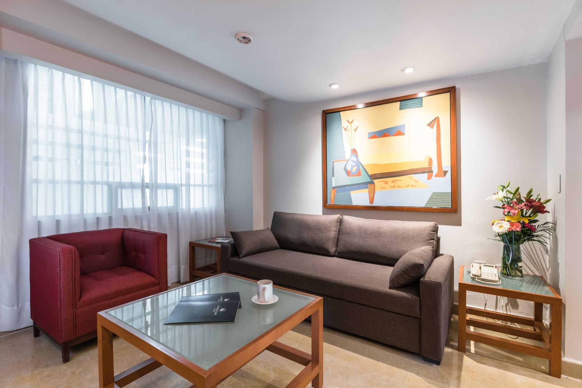 Eurostars Zona Rosa Suites Mexico City Exterior photo A living room